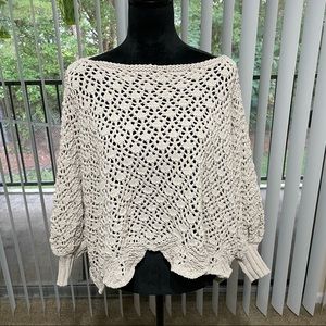 Jessica Simpson Oversized Dolman Sleeve Knit Sweater Size Small